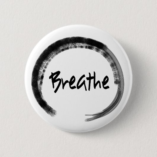 Zen Circle - Breathe - Buttons für das Yoga-Button (Vorderseite)
