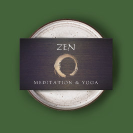 Zen Circle Enso Yoga Instructor and Meditation Visitenkarte