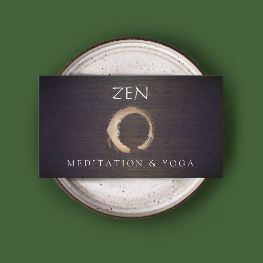 Zen Circle Enso Yoga Instructor and Meditation Visitenkarte