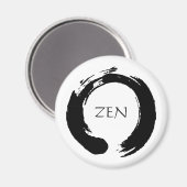 Zen Circle Kühlschrankmagnet (Vorderseite/Rückseite)