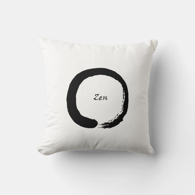 Zen Circle Pillow Kissen (Vorderseite)