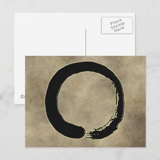 ZEN CIRCLE POSTKARTE (Vorne/Hinten)