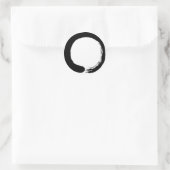 Zen Circle Runder Aufkleber (Tasche)