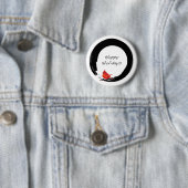 Zen Circle with Christmas Kardinal Button (Beispiel)