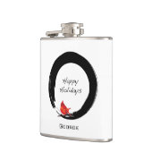 Zen Circle with Christmas Kardinal Flachmann (Links)