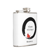 Zen Circle with Christmas Kardinal Flachmann (Rechts)