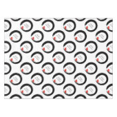 Zen Circle with Christmas Kardinal Tischdecke (Vorderseite (Horizontal))