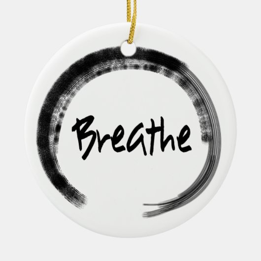 Zen Circle - Yoga Weihnachtsschmuck (Vorne)