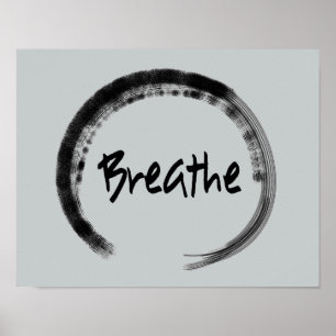 Zen Circle - Zen Art Prints - Yoga Posters Poster