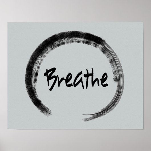 Zen Circle - Zen Art Prints - Yoga Posters Poster (Vorne)