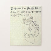 Zen Classics - Gibon Sengai - Gänse & Heron Puzzle (Vertikal)