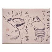 Zen Classics - Gibon Sengai - Kanzan und Jittoku Fotodruck (Vorne)