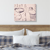 Zen Classics - Gibon Sengai - Kanzan und Jittoku Leinwanddruck (Insitu (Schlafzimmer))