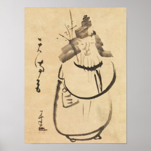 Zen Classics - Gibon Sengai - Tenmangu Poster
