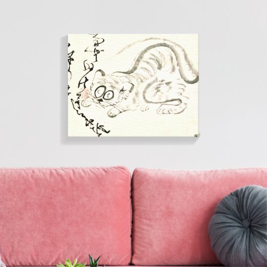 Zen Classics - Gibon Sengai - Tiger Leinwanddruck (Insitu (Wohnzimmer))