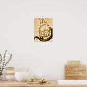 Zen Classics - Hakuin Ekaku - Daruma Poster (Küche)
