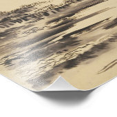 Zen Classics - Sesshu - Herbstlandschaft Fotodruck (Ecke)