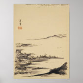 Zen Classics - Sesshu - Herbstlandschaft Poster (Vorne)