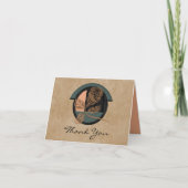 Zen Copper Rose Danke Karte (Vorderseite)