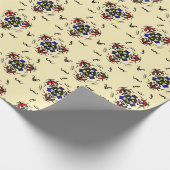 Zen Cream Symmetrie Geschenkpapier (Ecke)