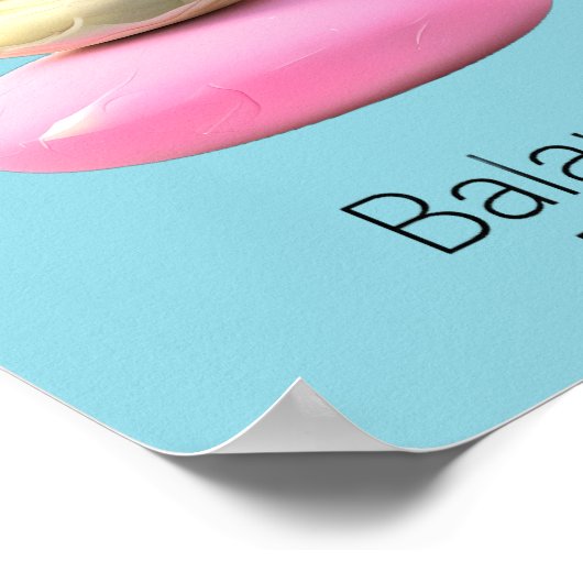 Zen dachte Gleichgewicht Glauben Poster (Ecke)