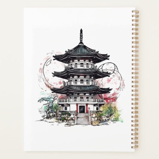 Zen der Pagode - Planer (Rückseite)