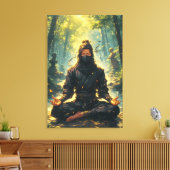 Zen des Schattenkriegers Leinwanddruck (Insitu (Wohnzimmer))