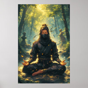 Zen des Schattenkriegers Poster