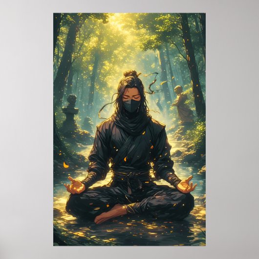 Zen des Schattenkriegers Poster (Vorne)