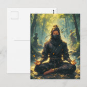 Zen des Schattenkriegers Postkarte (Vorne/Hinten)