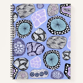 Zen Design (Lila) Zeichn- und Schreibschrift-Journ Notizblock