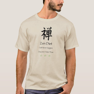 Zen Diät essen mehr Veggies T-Shirt