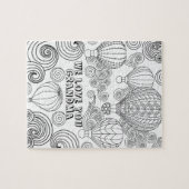 Zen Doodle Art Wirbel Ballons Erwachsene Farben Puzzle (Horizontal)