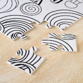 Zen Doodle Art Wirbel Ballons Erwachsene Farben Puzzle (Seite)