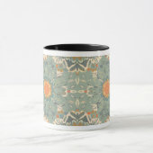Zen Doodle Tasse - Abstraktes Mandala Design beruh (Zentrum)
