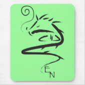 Zen-Drache 3 Mousepad (Vorne)