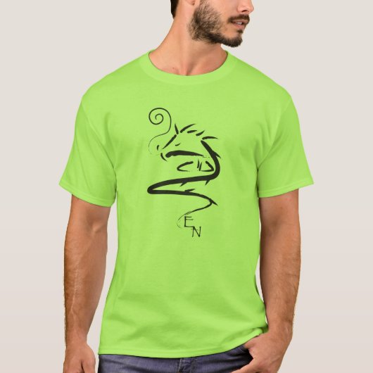 Zen-Drache 3 T-Shirt (Vorderseite)