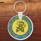 Zen-Drachenring Schlüsselanhänger (Vorderseite)