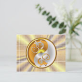 Zen Dragons Postkarte (Stehend Vorderseite)