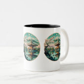 Zen Elegance: Tasse der japanisch-Inspirierten Ker (VorderseiteRechts)
