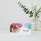 Zen Enso Business Card Visitenkarte (Stehend Vorderseite)