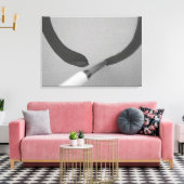 Zen Enso Calligraphy Brush Leinwanddruck (Insitu (Wohnzimmer))