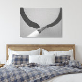 Zen Enso Calligraphy Brush Leinwanddruck (Insitu (Schlafzimmer))