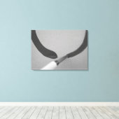 Zen Enso Calligraphy Brush Leinwanddruck (Insitu (Holzboden))