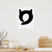 Zen Enso Cat Poster (Küche)