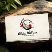 Zen Enso Circle Sakura Visitenkarte