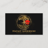 Zen Enso Golden Sunset Visitenkarte (Vorderseite)