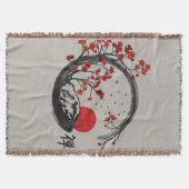 Zen Enso Kreis und Kirschblüte-Niederlassungen Decke (Vorderseite)