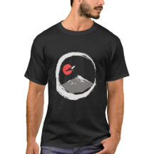 Zen Enso Moon Mountain Japanese Tee