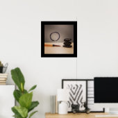 Zen Enso und Kalligraphie Brush Poster (Heimbüro)